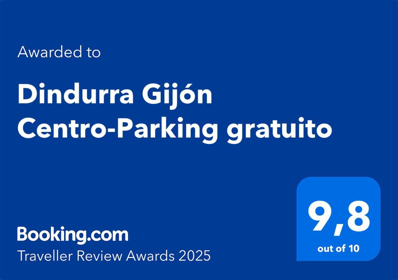 Dindurra Gijon Centro-Parking Gratuito Daire Dış mekan fotoğraf